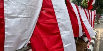 Jelang HUT ke-81 RI, Penjualan Bendera di Kota Bogor Masih Sepi
