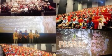 Kepala Sekolah dan Pembina Pramuka Kota Bogor Nobar Film Pramuka