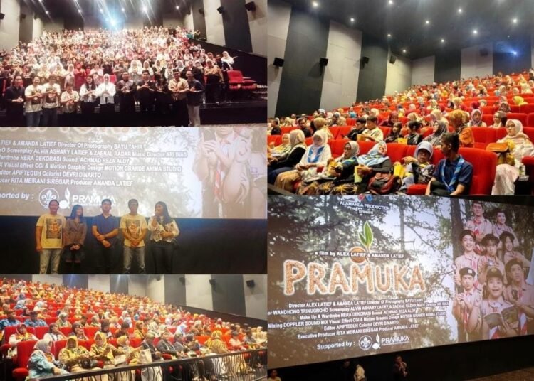 Kepala Sekolah dan Pembina Pramuka Kota Bogor Nobar Film Pramuka