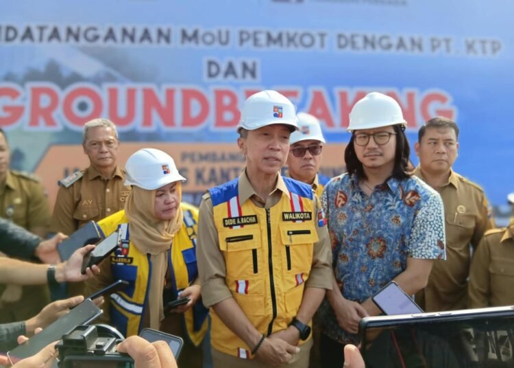 Akses Jalan Kantor Pemerintahan Baru di Katulampa Dibangun 