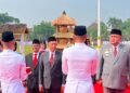 Bupati Bogor Serahkan Bendera Pusaka ke 40 Kecamatan, Ajak Bangun Bangsa Bersama