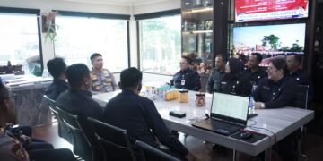 Serdik Sespimmen Polri Laksanakan Observasi Lapangan Management Course Level 3 di Polres Cianjur
