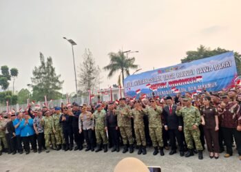 Apel Kebangsaan Digelar, 1.584 Personel Disiapkan Jelang HUT ke-81 RI di Kabupaten Bogor