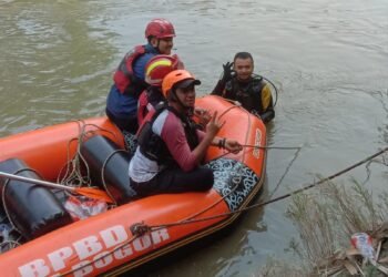 ASN Kota Bogor Diduga Terjatuh ke Sungai Cisadane, Tim SAR Lakukan Pencarian