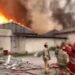 Gudang Eks Pabrik Tekstil di Kota Bogor Hangus Terbakar
