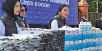 Jutaan Butir Obat Keras dan Narkotika Dimusnahkan Saat Perayaan HUT ke-81 RI di Kabupaten Bogor 