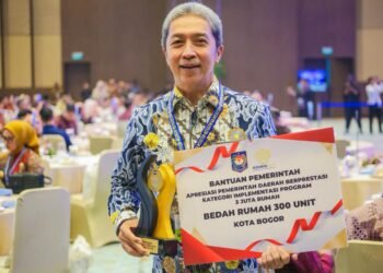 Pemkot Bogor Raih Penghargaan Implementasi Program 3 Juta Rumah dari Kemendagri dan Kementerian PKP