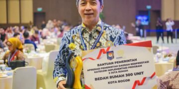 Pemkot Bogor Raih Penghargaan Implementasi Program 3 Juta Rumah dari Kemendagri dan Kementerian PKP