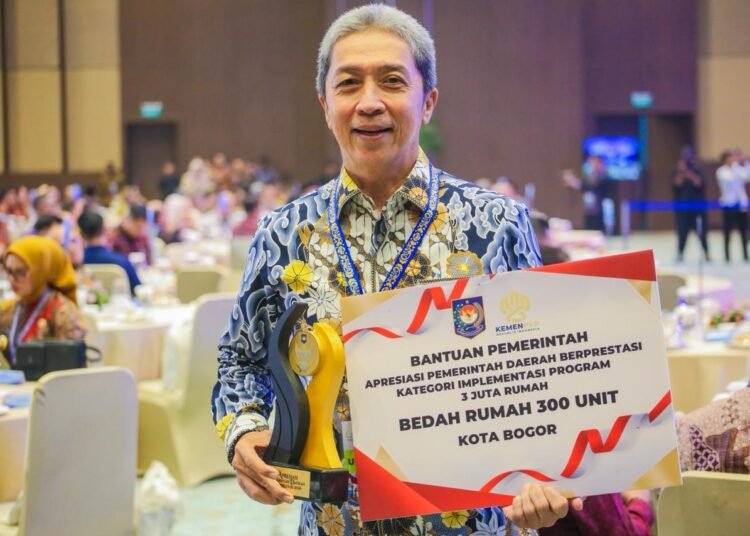 Pemkot Bogor Raih Penghargaan Implementasi Program 3 Juta Rumah dari Kemendagri dan Kementerian PKP