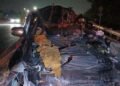 Sopir Mengantuk, Mobil Ringsek Usai Tabrak Truk di Tol Jagorawi