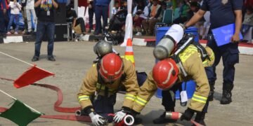 Asah Ketangkasan dan Kesiapsiagaan, Damkar Bogor Gelar Firefighter Challenge di Pakansari
