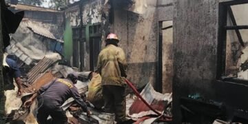 Kebakaran di Cileungsi, 6 Rumah dan 2 Motor Ludes 