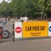 Sosialisasi Minim, CFD Perdana di Kota Bogor Sepi