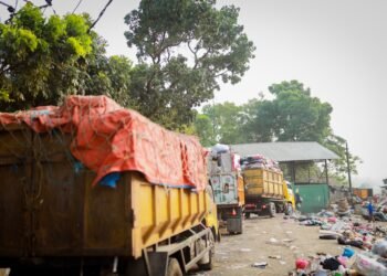128 Truk Sampah Kota Bogor Masuk Bergiliran ke TPAS Galuga