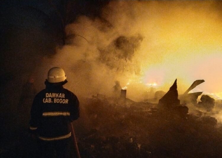 Waspada, Dalam Sehari 10 Kebakaran Terjadi di Kabupaten Bogor 