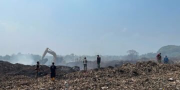 Hari ke-8 Penanganan Kebakaran TPAS Galuga, Lahan Terdampak Tersisa 0,48 Hektare