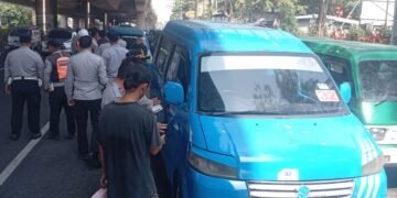 Puluhan Angkot dan AKDP Terjaring Operasi di Jalan Solis Kota Bogor