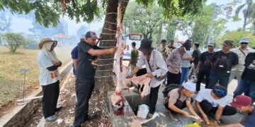 Usai Kepala Pertanahan Bogor Kena OTT KPK, Warga Potong Kambing di Depan Kantor BPN