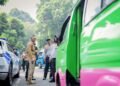 39 Angkot dan AKDP Terjaring Operasi Gabungan di Jalan Siliwangi 
