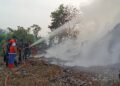 Cegah Api Merambat Lebih Luas, Pemkab Bogor Buat Parit Pembatas Kebun dengan TPA Galuga