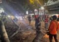 Pohon Tua Tumbang di Jalan Raya Bandung Cianjur, 3 Orang Terluka