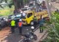 Kecelakaan Cugenang Libatkan Empat Kendaraan, Tumpahan Solar Bikin Jalan Licin