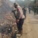 Api Belum Padam, Polres Sukabumi Kota Bareng TNI Berjibaku Padamkan TPA Cikundul