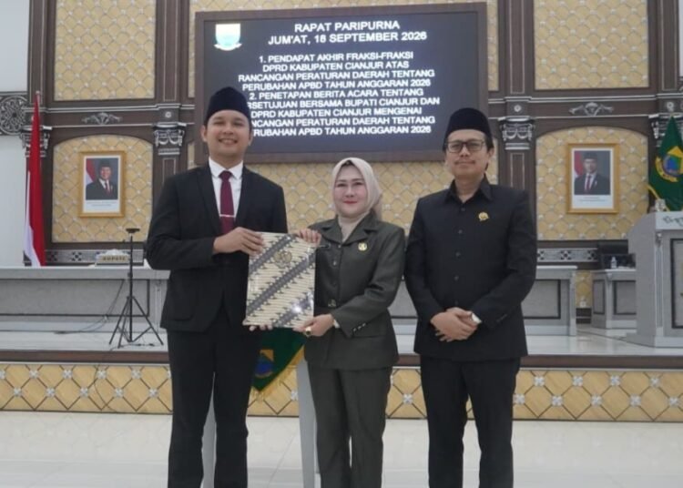 DPRD Cianjur Setujui Raperda Perubahan APBD 2026 dalam Rapat Paripurna