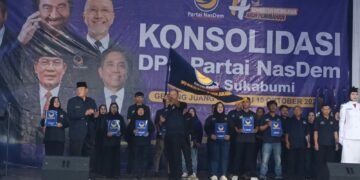 Siapkan Mesin Partai Menuju 2029, Nasdem Kota Sukabumi Lantik Pengurus Ranting