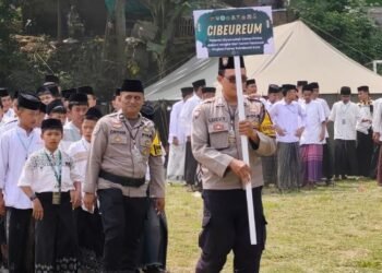 Jelang Hari Santri Nasional 22 Oktober Besok, 600 Santri Ikuti Qiyamullail Camp Prima Polres Sukabumi Kota di Lapang Cijagung Kadudampit