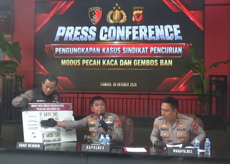 Polisi Bongkar Sindikat Pecah Kaca Lintas Wilayah, Kerugian Korban Rp4,1 Miliar
