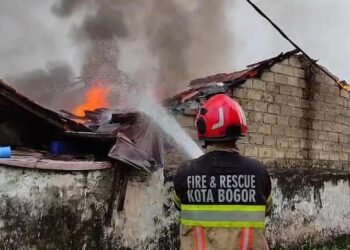 2 Rumah Warga di Kota Bogor Terbakar Akibat Korsleting Listrik