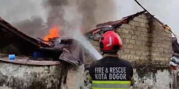 2 Rumah Warga di Kota Bogor Terbakar Akibat Korsleting Listrik