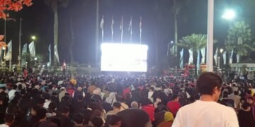 Ribuan Warga Nobar Final FIFA ASEAN Cup 2026 di Balai Kota Bogor