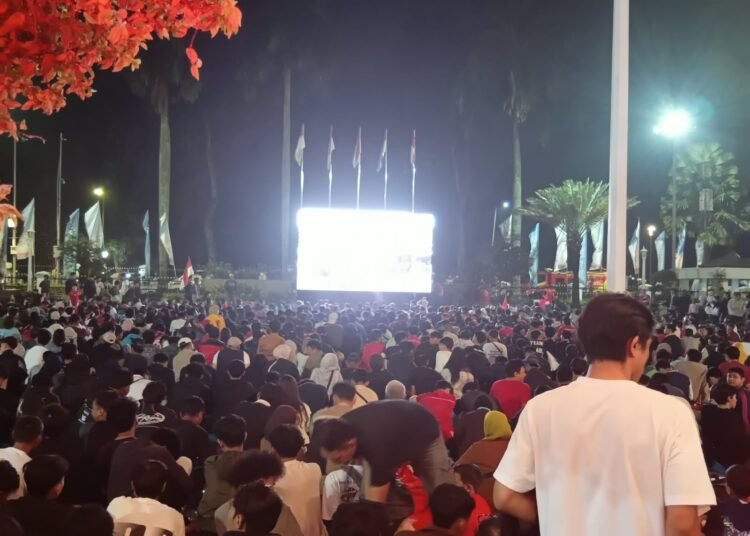 Ribuan Warga Nobar Final FIFA ASEAN Cup 2026 di Balai Kota Bogor