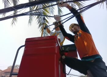 Penertiban Kabel Udara ke Tanah Berlanjut, Kini Sasar Jalan RE Martadinata