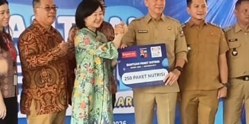 Kolaborasi Pemkot Bogor dan Dunia Usaha Salurkan 250 Paket Nutrisi di Sempur