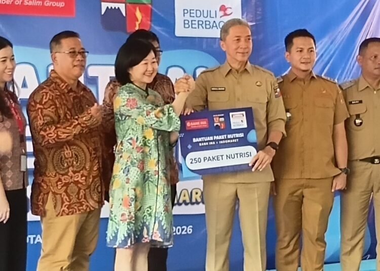 Kolaborasi Pemkot Bogor dan Dunia Usaha Salurkan 250 Paket Nutrisi di Sempur
