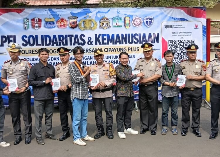 Polresta Bogor Kota dan Cipayung Plus Gelar Apel Solidaritas-Kemanusiaan