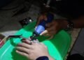 Jari Bengkak Sehari Semalam, Warga Sukaraja Minta Tolong Damkar Lepas Cincin
